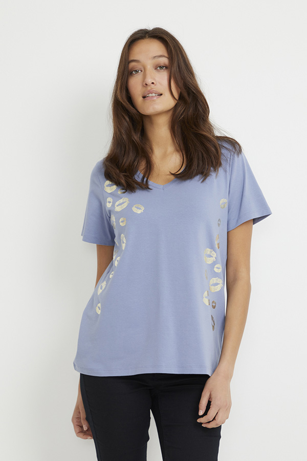 Culture - Gith New V-neck T-shirt Infinity