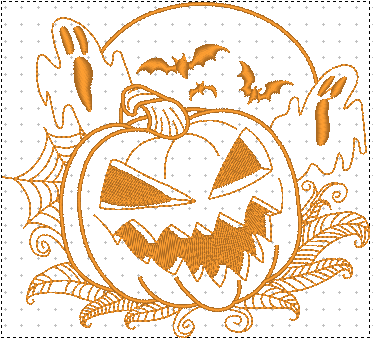 Pumpa, spöken, halloween - Brodyr 98