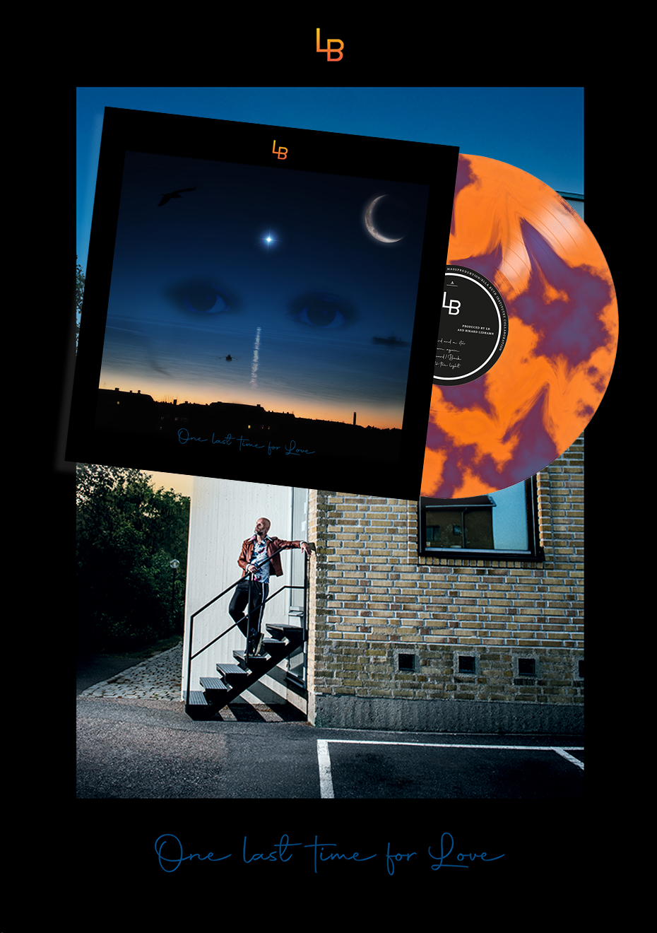 LB [Lars Bygdén]  - ONE LAST TIME FOR LOVE (ALBUM) Vinyl - Marble vinyl limited edition - 2