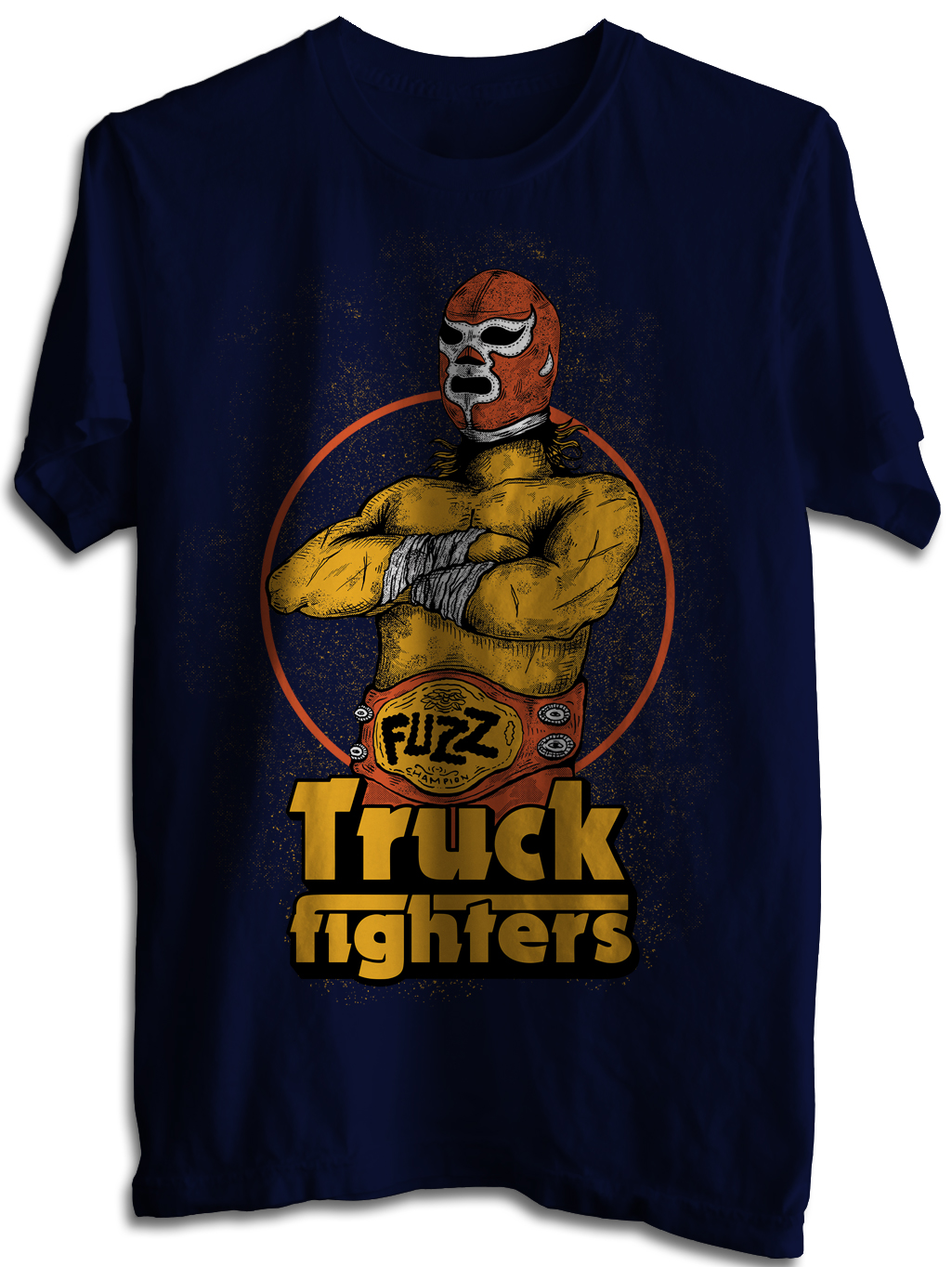 TF 'Fuzz Champion' t-shirt DARK BLUE