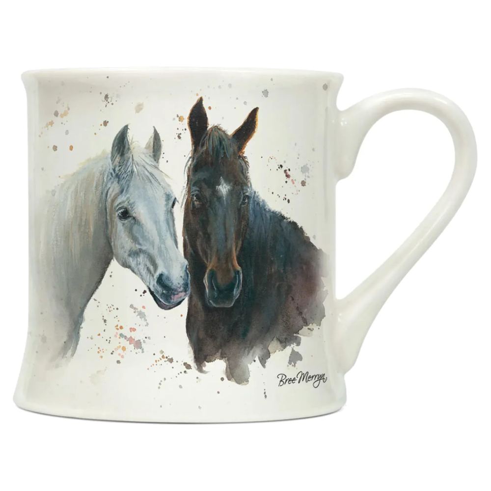 Mugg Bree Merryn Hästmotiv Pebbles And Paloma