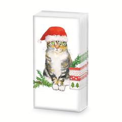 Näsduk Christmas Kitty