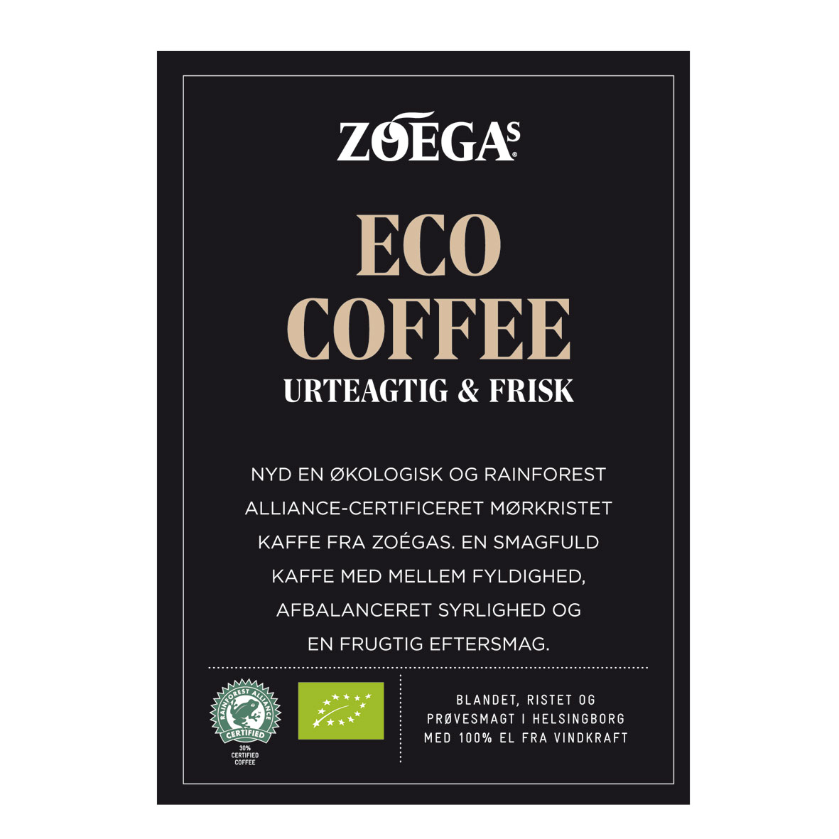 Brandingpaket Zoegas Eco Coffee Danska