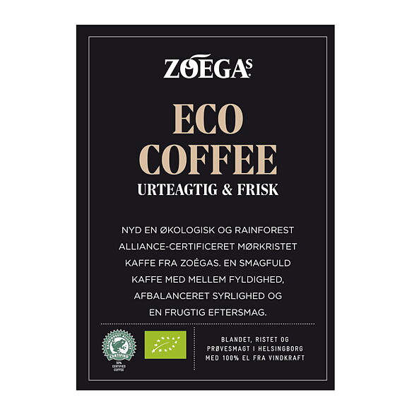 Brandingpaket Zoegas Eco Coffee Danska