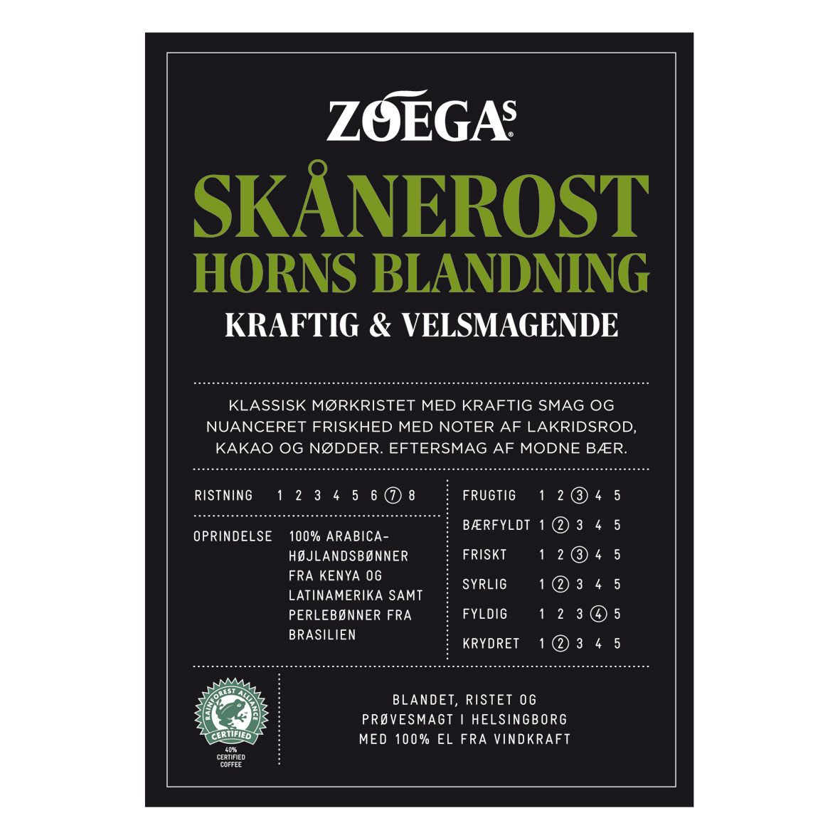 Brandingpaket Zoegas Skånerost Danska