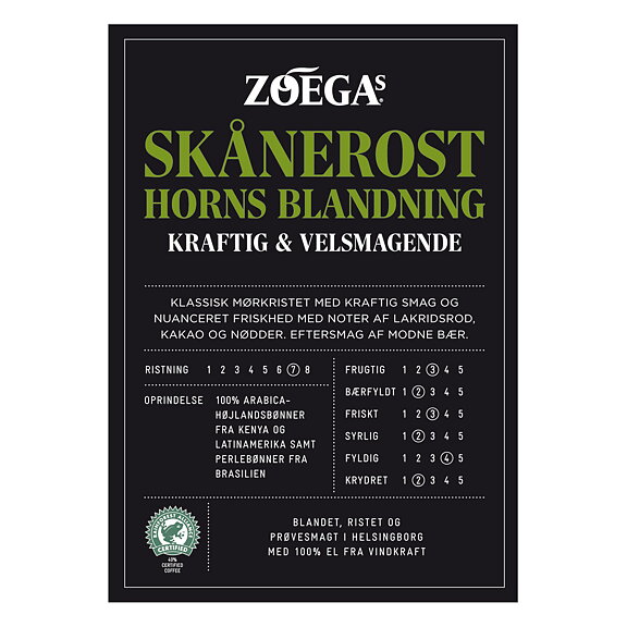 Brandingpaket Zoegas Skånerost Danska