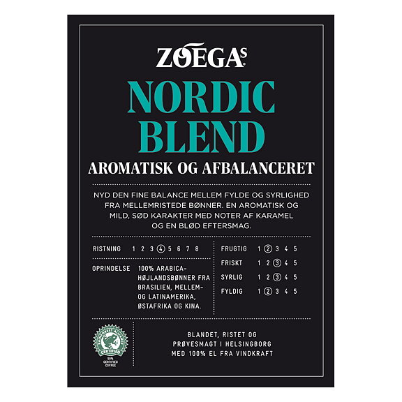 Brandingpaket Zoegas Nordic Blend Danska