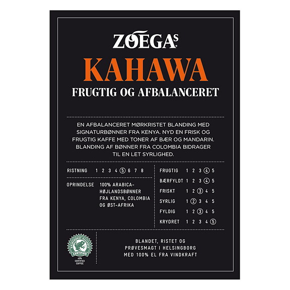 Brandingpaket Zoegas Kahawa Danska