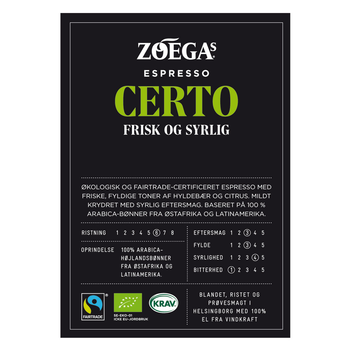 Brandingpaket Zoegas Certo Danska