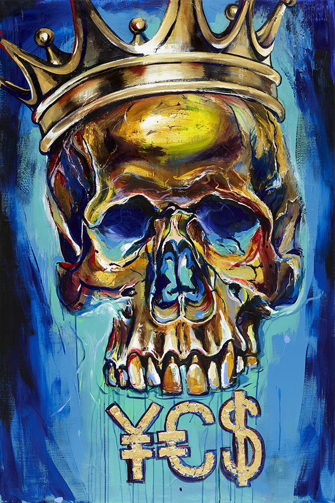 "I Won" Mixed media original