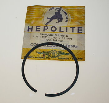 Kolvring  83,06x2,38 mm (3 1/4" +.020 " x 3/32 ") NOS Hepolite 