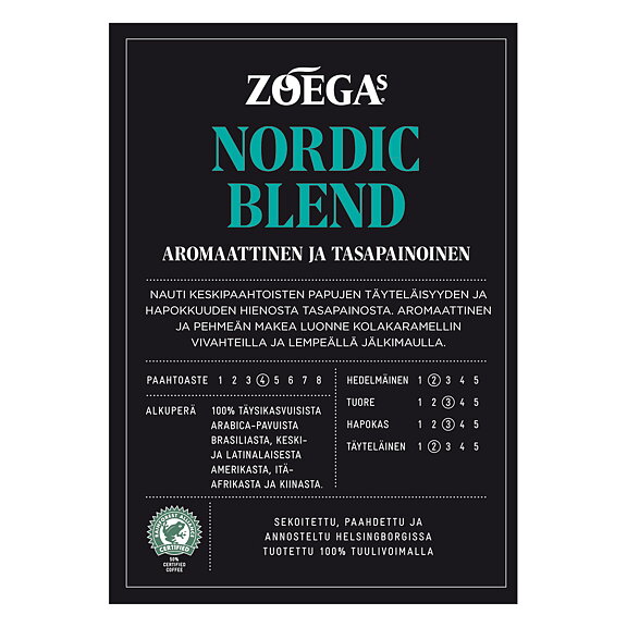 Brandingpaket Zoegas Nordic Blend Finska