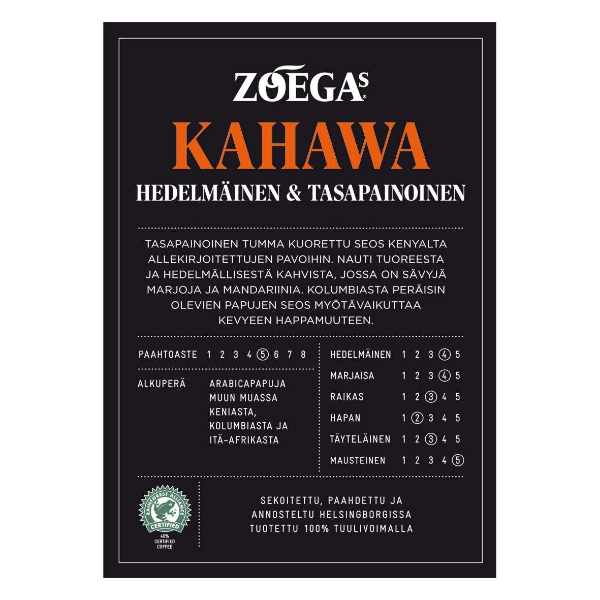 Brandingpaket Zoegas Kahawa Finska