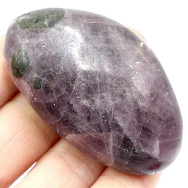 Pebbles "No Worry Stone" - Lila Anhydrit (Lila Angelit) AA kvalitet - 2