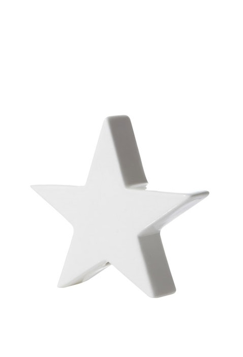 Advent star - Star - White - Porcelain - Ø 14 cm - 3
