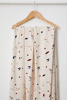Vera Crepe Petals   EcoVero Viscose  Creamy White