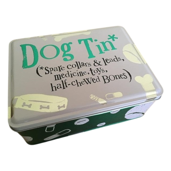 Tin Box Dog Tin