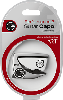 G7th Capo Performance 3 ART 6 string Silver
