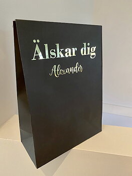 Presentpåse Älskar dig Namn  