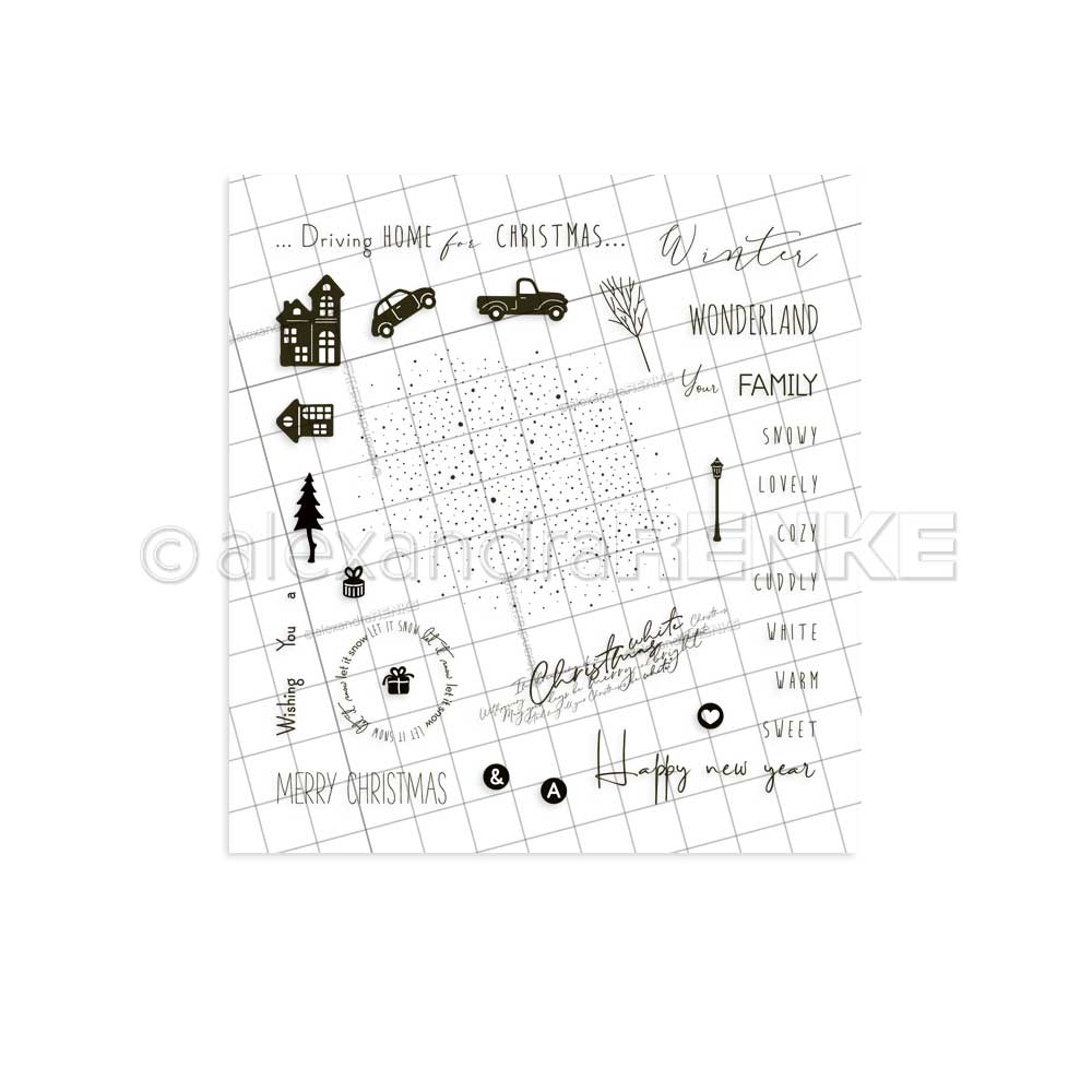 ALEXANDRA RENKE-"ClearStamp 'Driving home for christmas'"