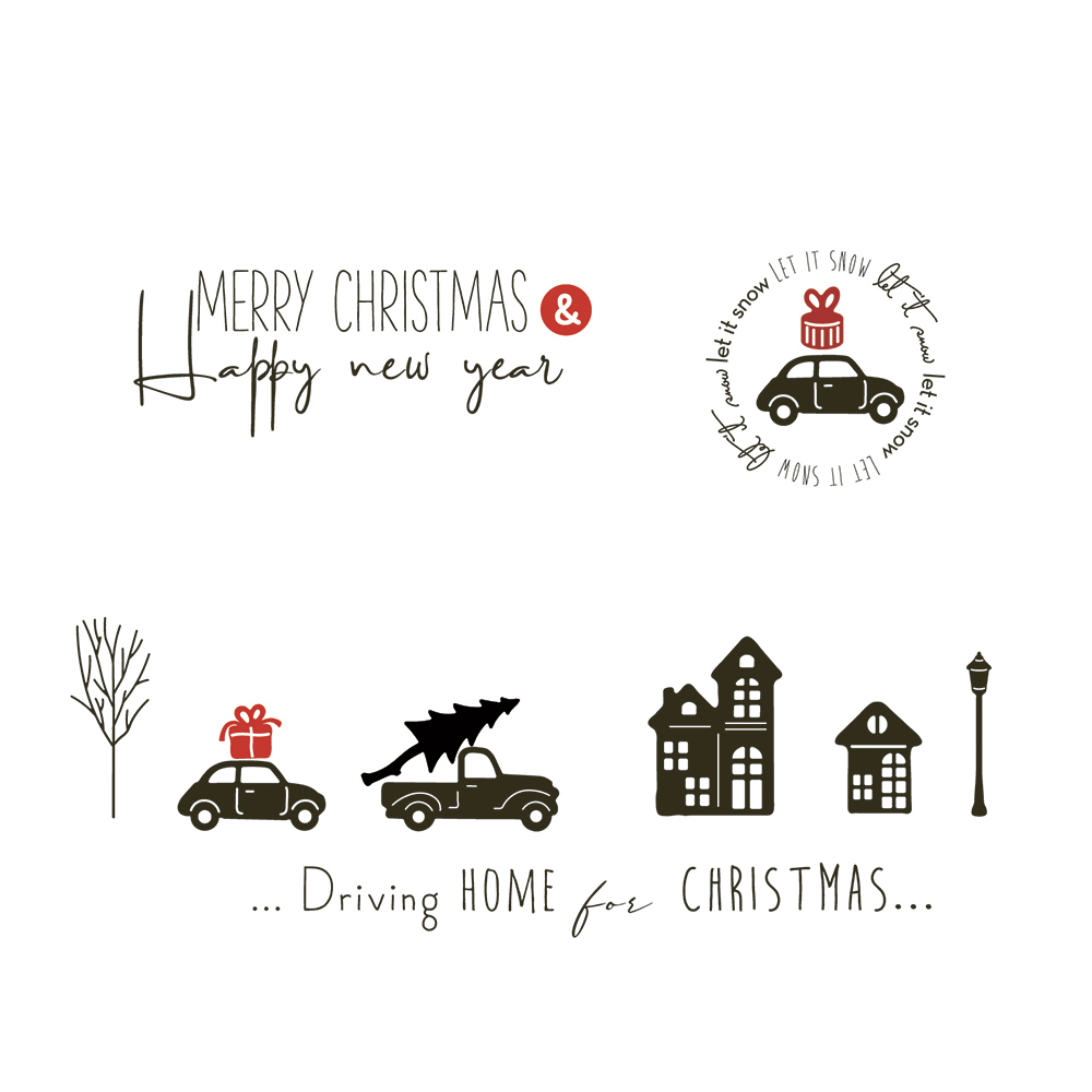 ALEXANDRA RENKE-"ClearStamp 'Driving home for christmas'" - 2