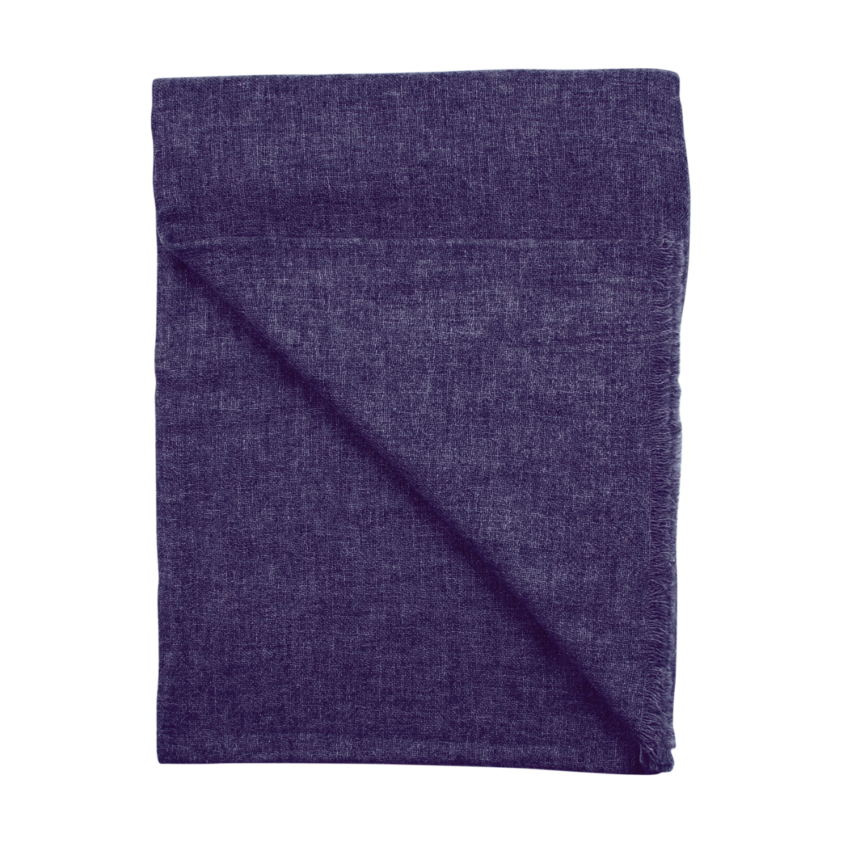 Mjuk, skön större sjal/halsduk cashmere/ull från Amanda Christensen 70 x 180cm Navy