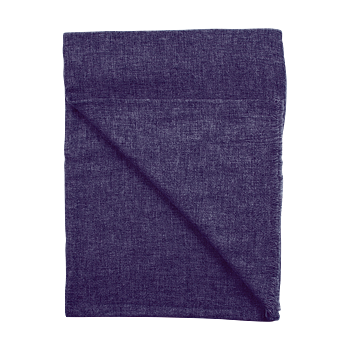 Mjuk, skön större sjal/halsduk cashmere/ull från Amanda Christensen 70 x 180cm Navy