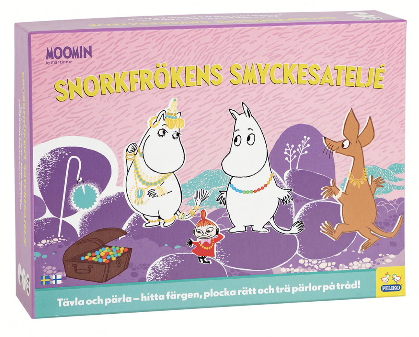 Muminspel - Snorkfrökens smyckesateljé (Tävla & pärla)
