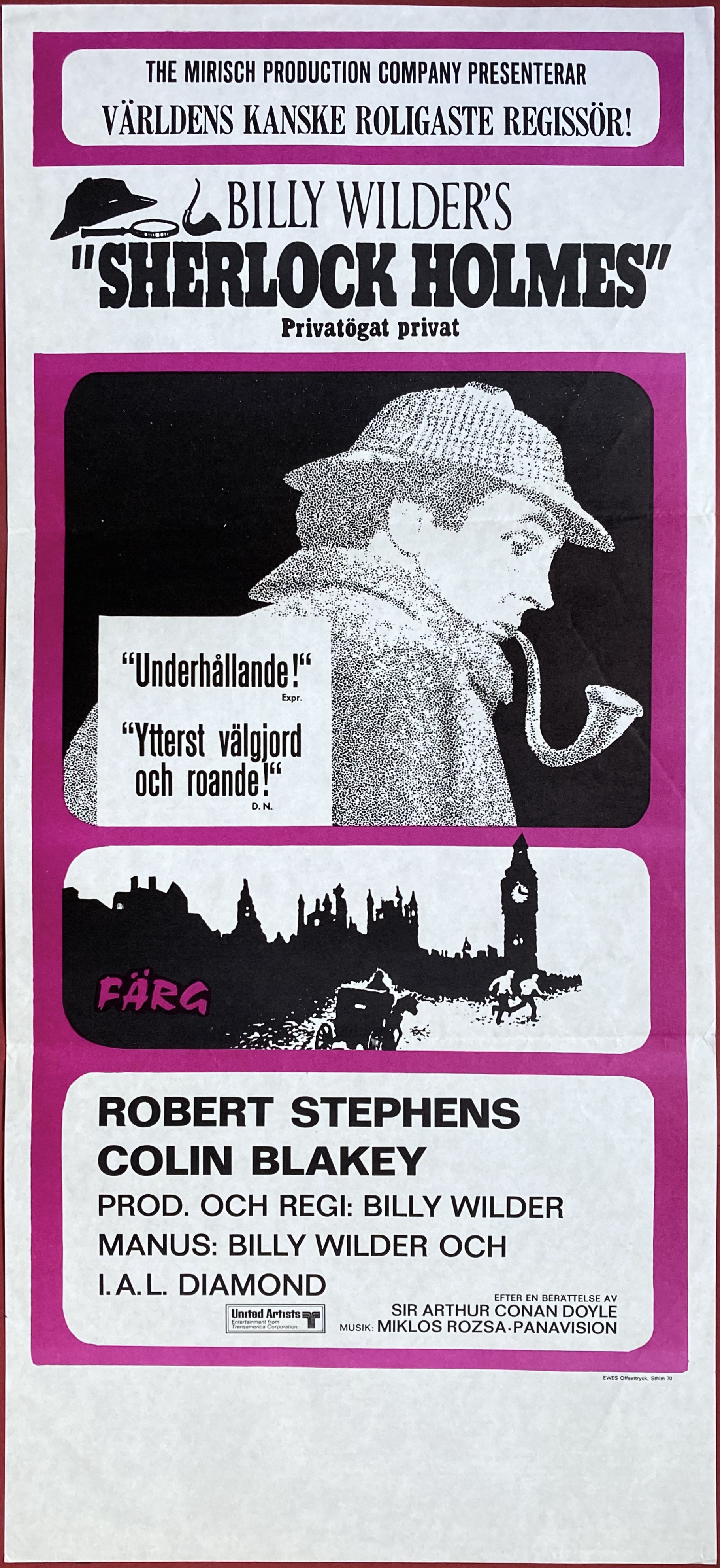 THE PRIVATE LIFE OF SHERLOCK HOLMES (1970)