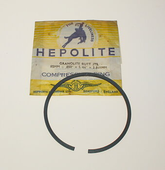 Kolvring  86,26x1,98 mm (85 mm + .050 " x 5/64 ") NOS Hepolite