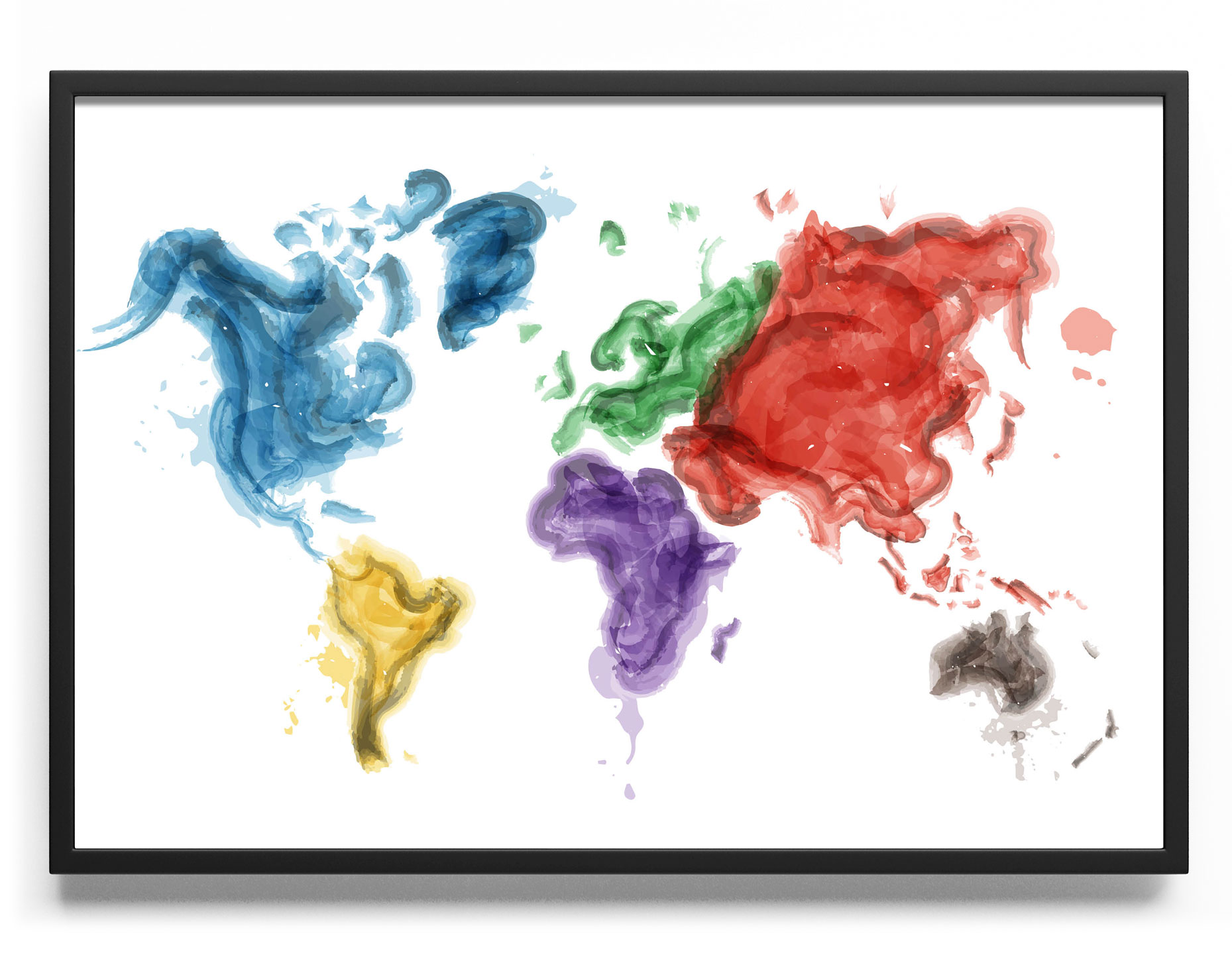 Colorful World Map Poster - JustPosters