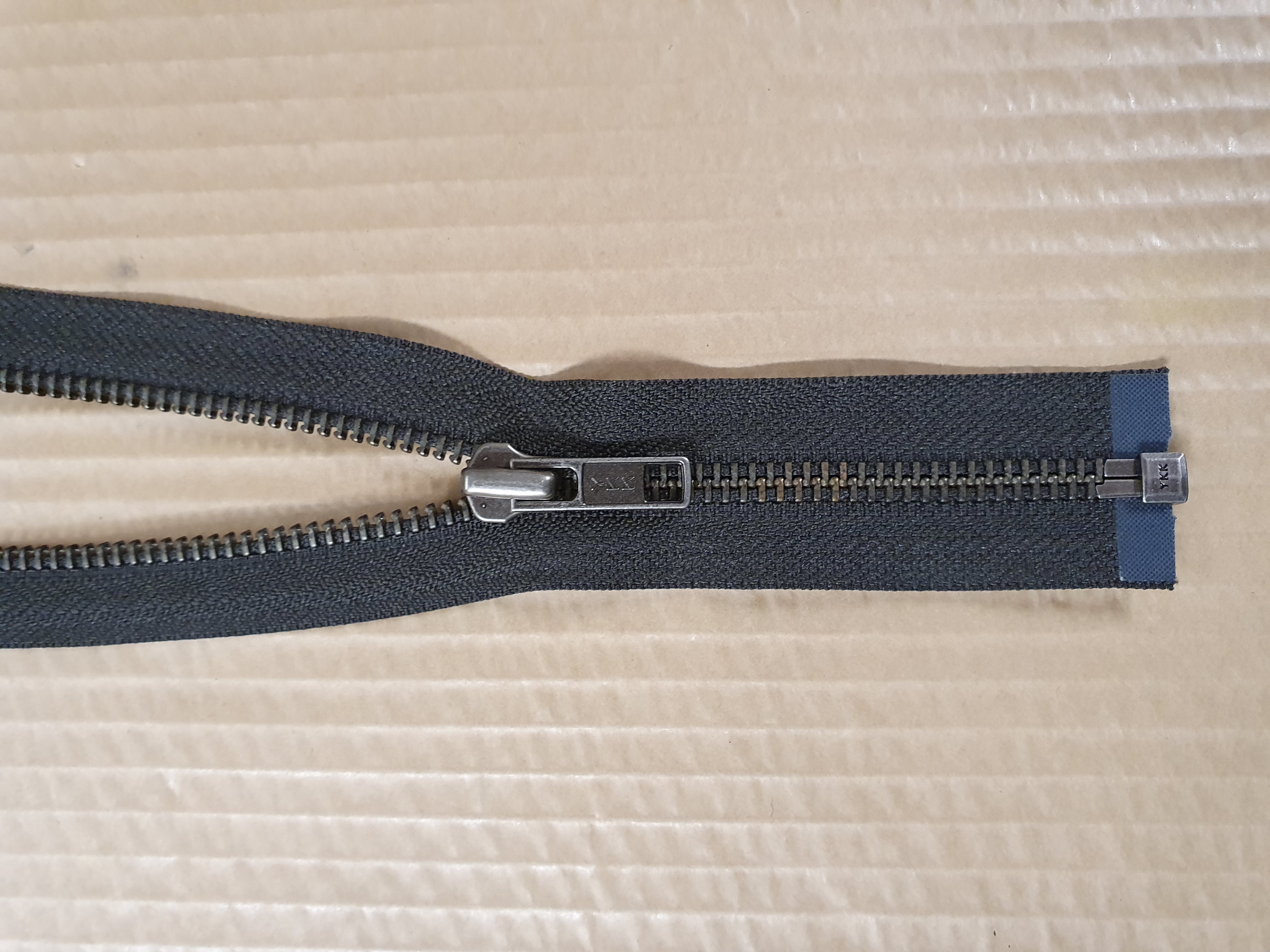 Blixtlås ANO-56 80 cm fg Mörkbrun