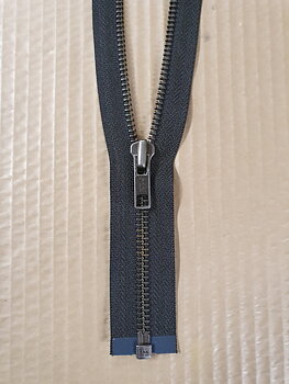 Blixtlås ANO-56 80 cm fg Mörkbrun