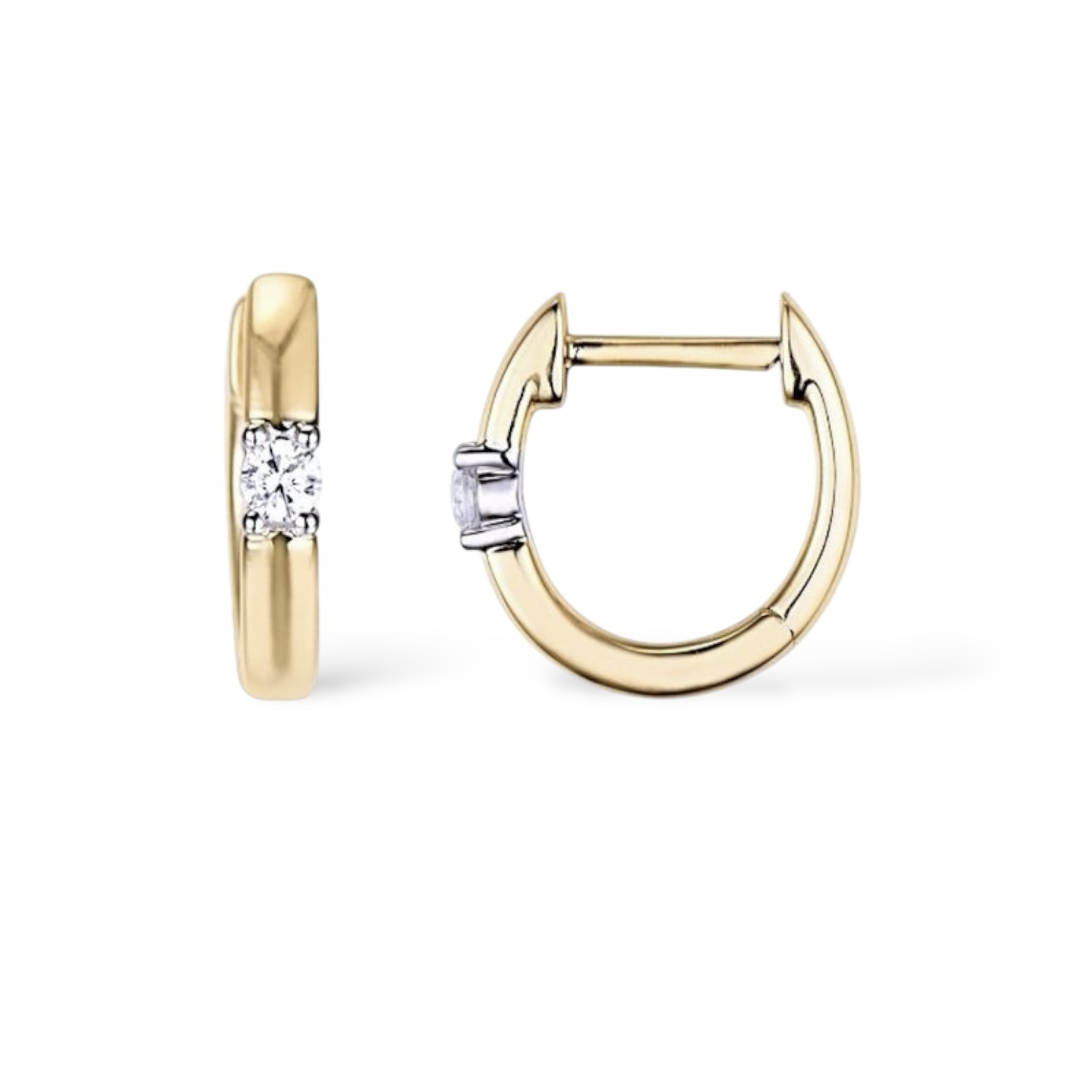 SOLITAIRE DIAMOND HUGGIES