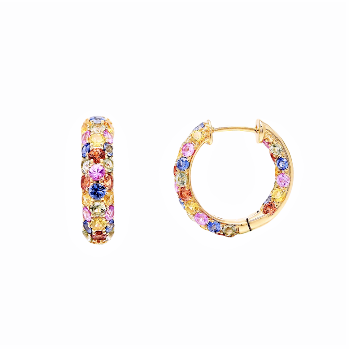 RAINBOW PAVÉ PETITE EARRINGS