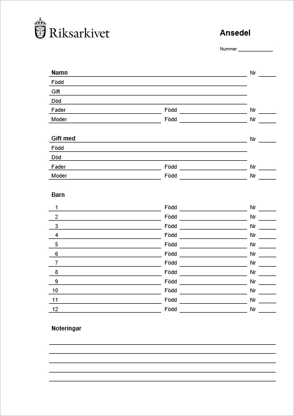 Pedigree chart