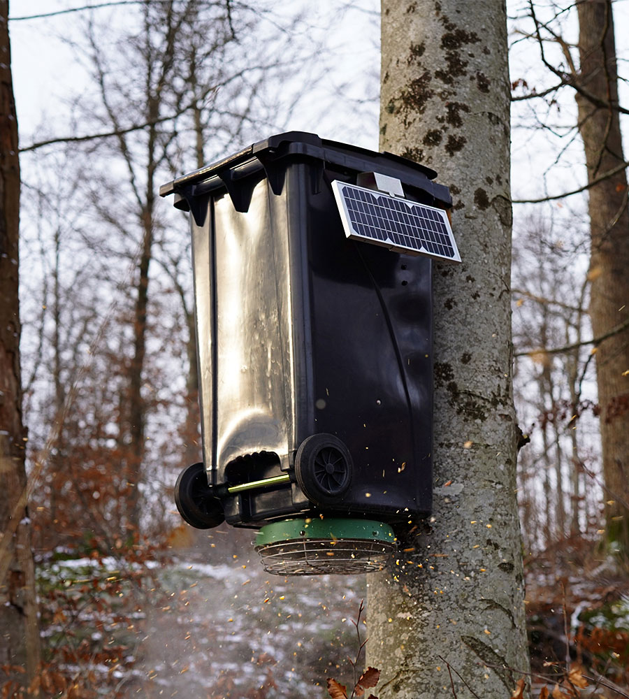 Komplett 125 liters foderautomat med FeedCon – utan benställning - 2