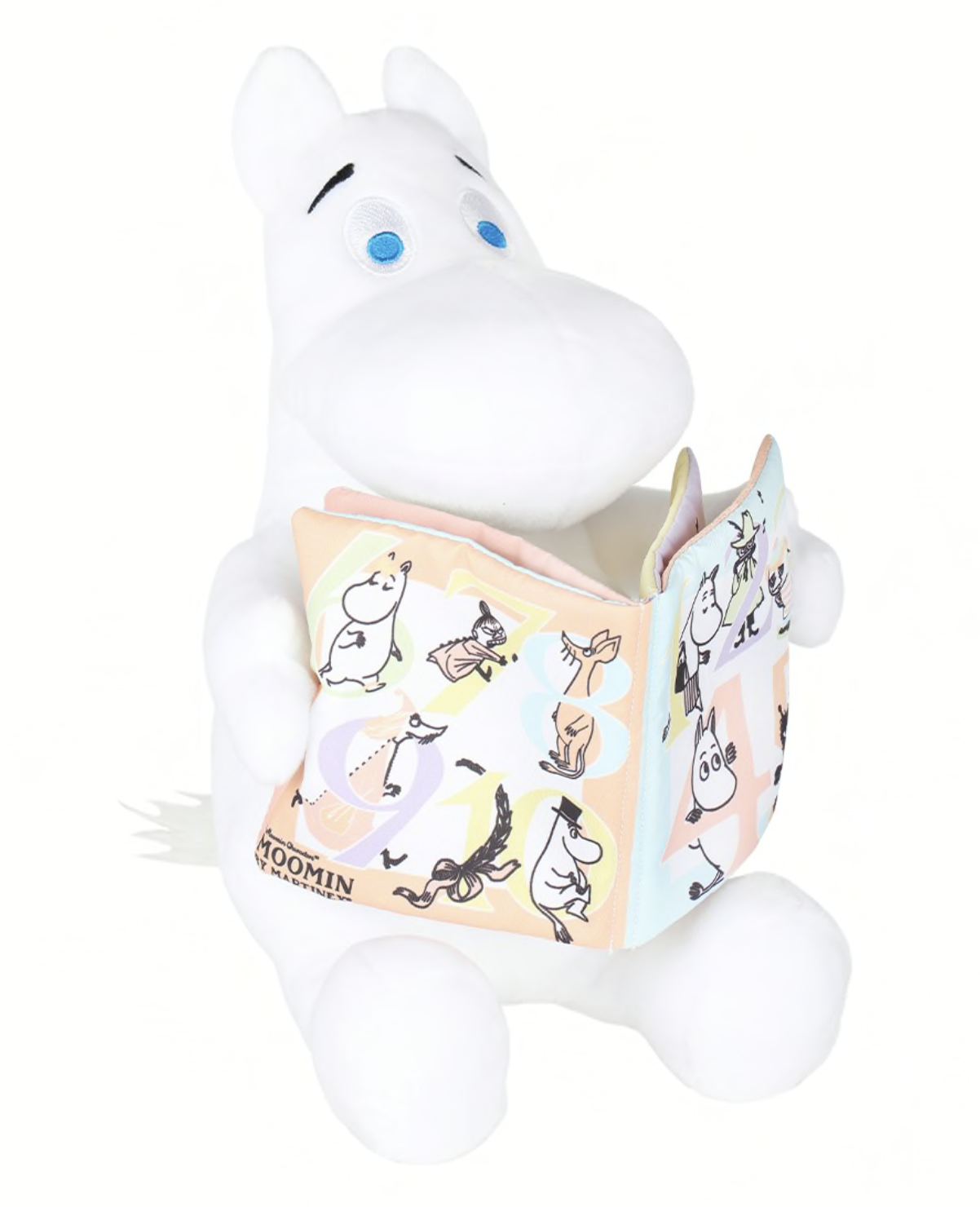 Mumintrollet Mjukis med bok 25 cm - 3