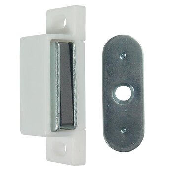 MAGNETLÅS T271 VIT 4KG SB BÅREBO