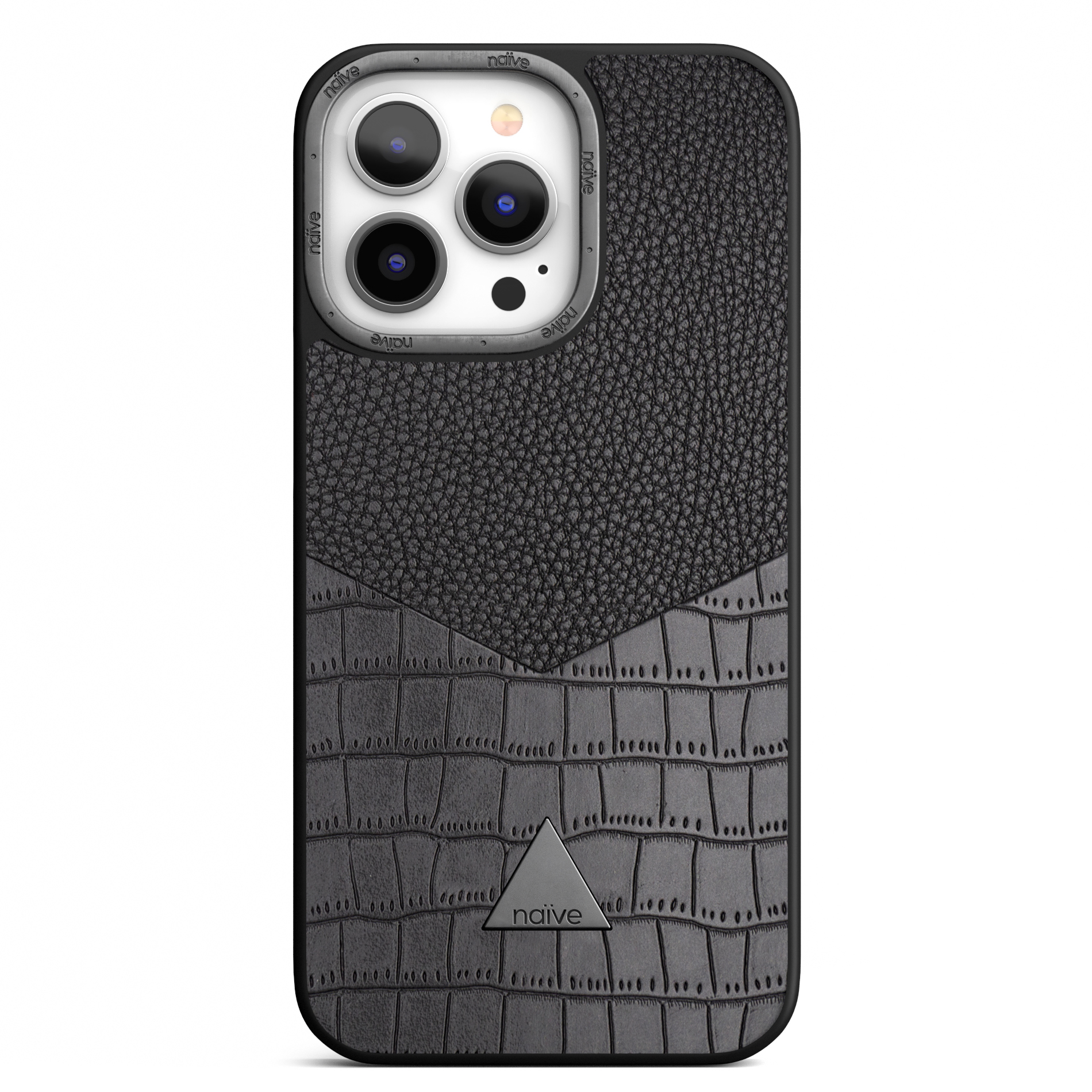 Naive iPhone 13 Pro Case - Black Noir