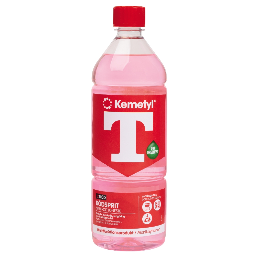 BRÄNSLESPRIT T-RÖD 1L