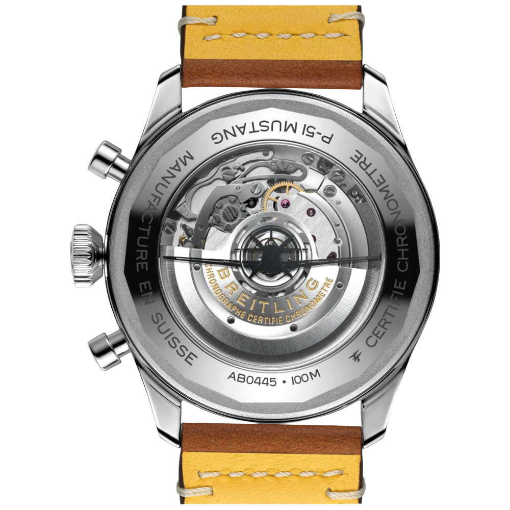AB04453A1B1X1 Breitling Super AVI B04 Chronograph GMT 46 P-51 Mustang