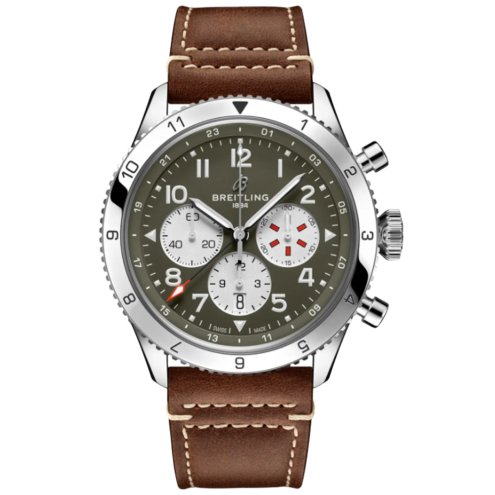 AB04452A1L1X1 Breitling Super AVI B04 Chronograph GMT 46 Curtiss Warhawk