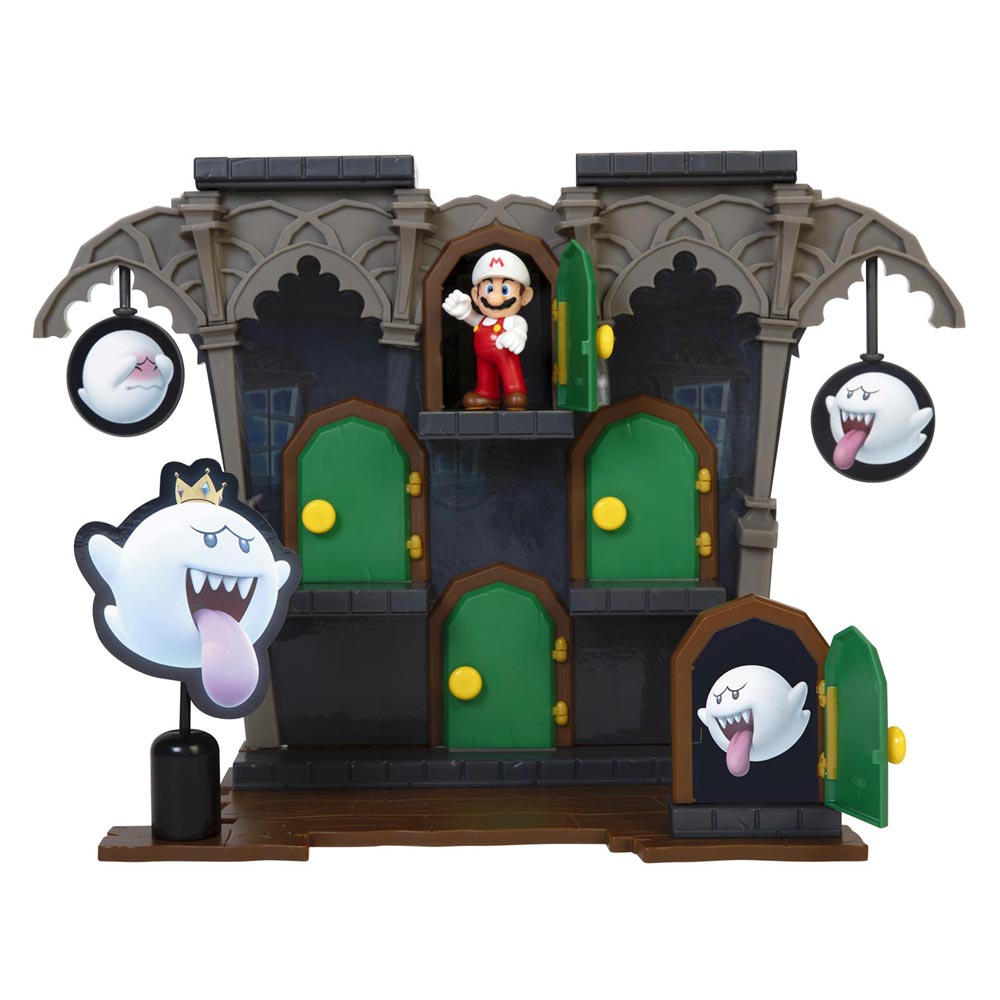Super Mario Deluxe Boo Mansion Playset - 2