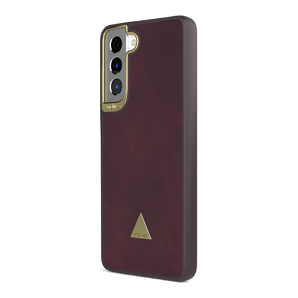 Naive Samsung Galaxy S21 Smooth Case - Plum - 2