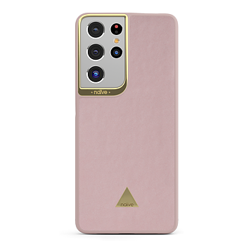 Naive Samsung Galaxy S21 Ultra Smooth Case - Pink