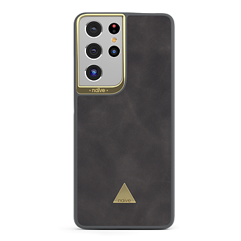 Naive Samsung Galaxy S21 Ultra Smooth Case - Grey