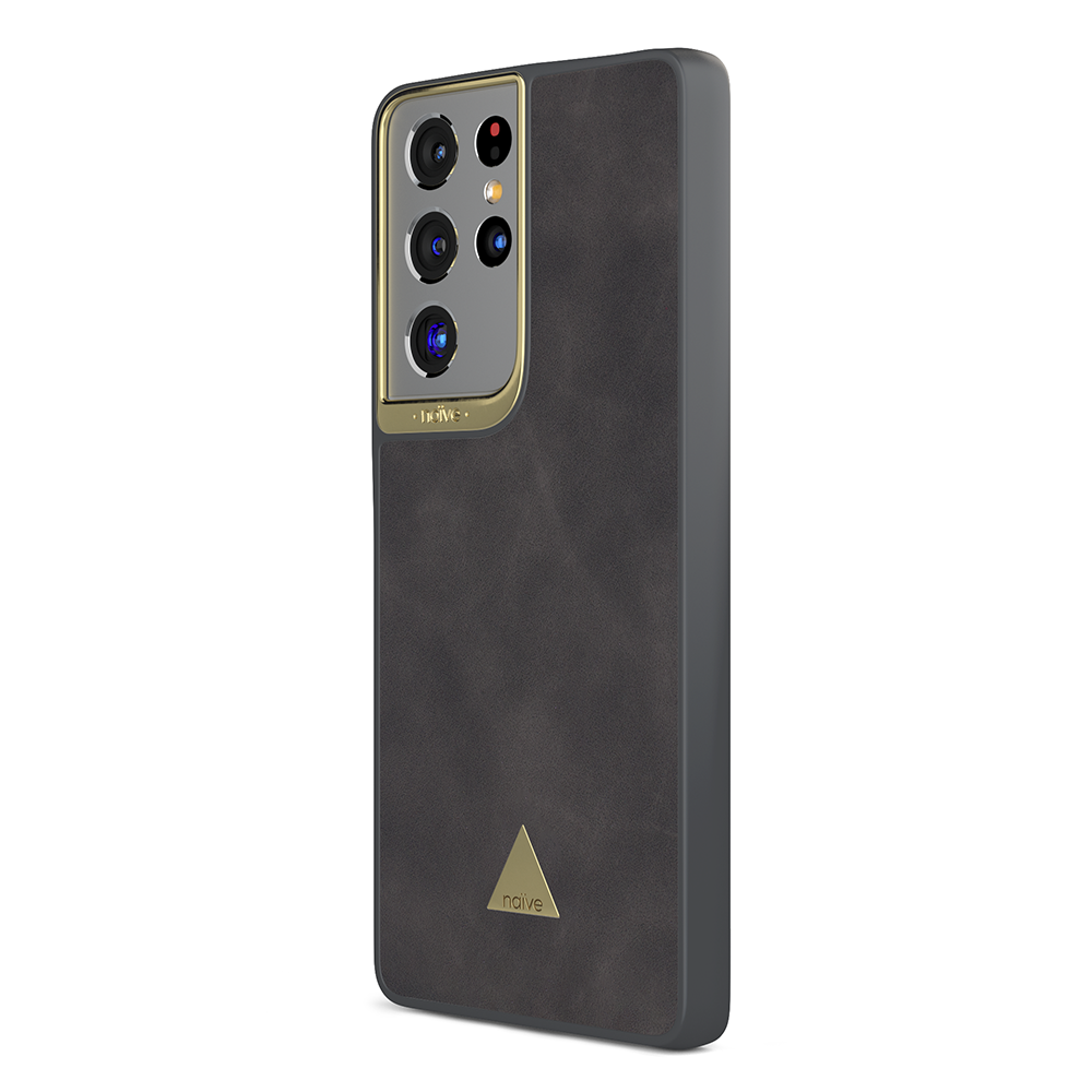 Naive Samsung Galaxy S21 Ultra Smooth Case - Grey - 2