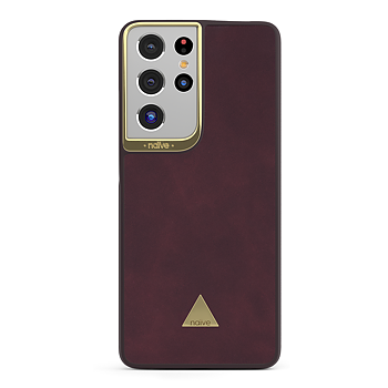 Naive Samsung Galaxy S21 Ultra Smooth Case - Plum