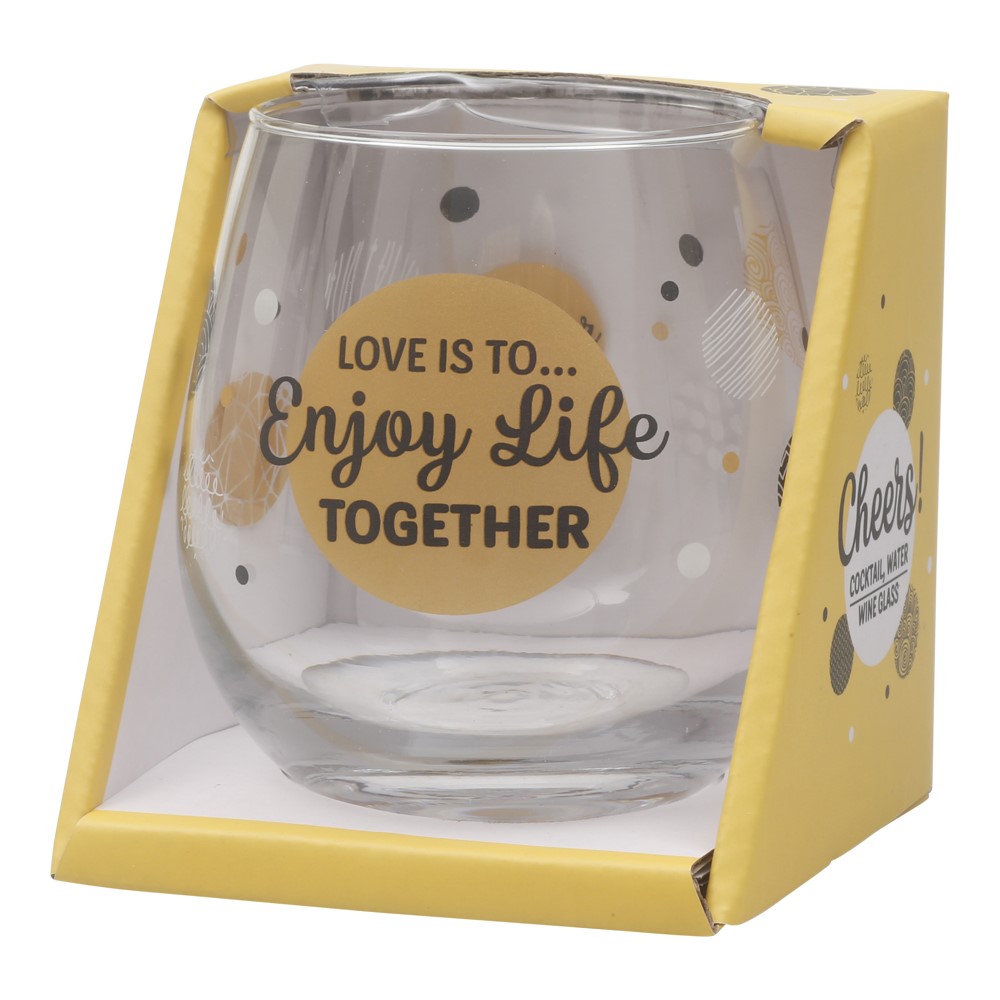 Cheers glas, Love is to enjoy life together - 2